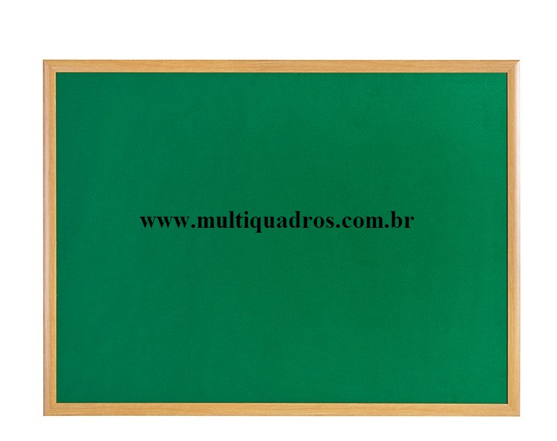 Quadro de Avisos de Feltro Verde